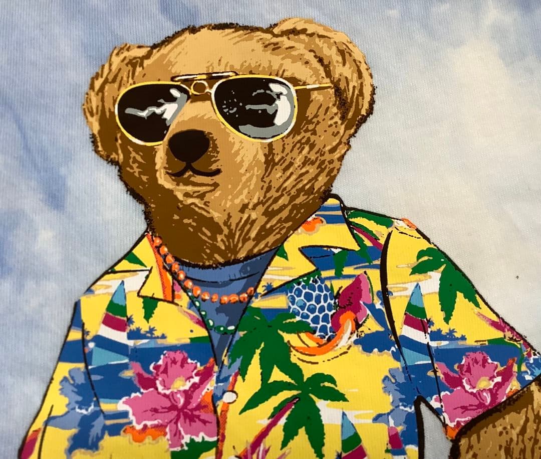 【新品未使用タグ付き】ポロラルフローレン　ベア　Tシャツ　水色