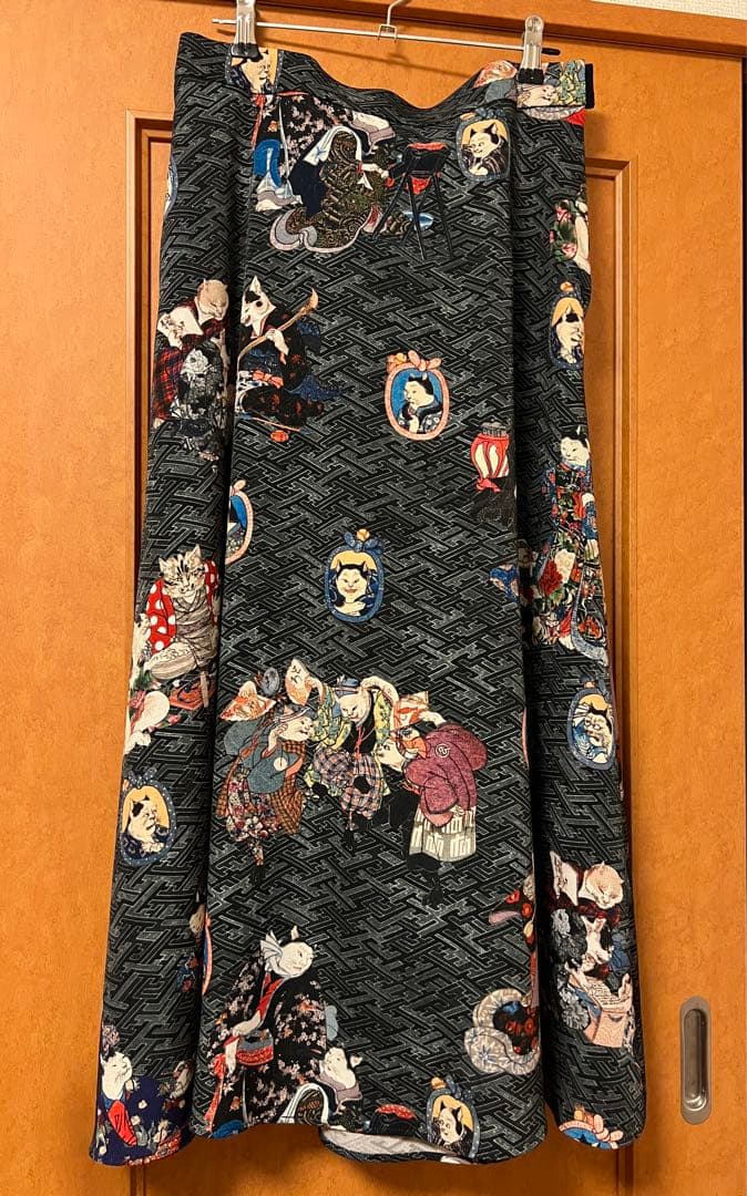 猫浮世絵スカート アンドエルシー