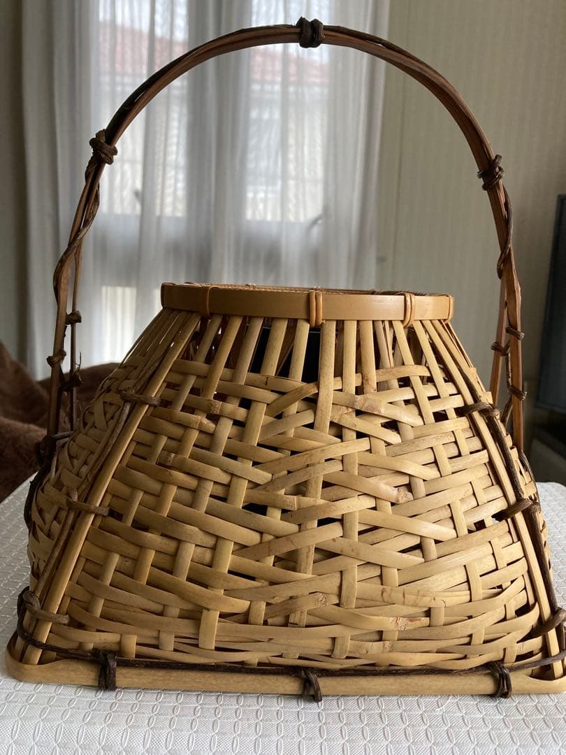 茶道具　花入　宗全籠　 栗田元竺造