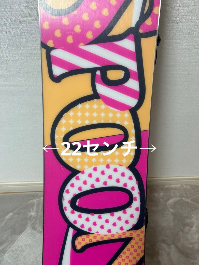 最終値段！！ジュニアスノーボード ビンディング2点セットカラフルデザイン