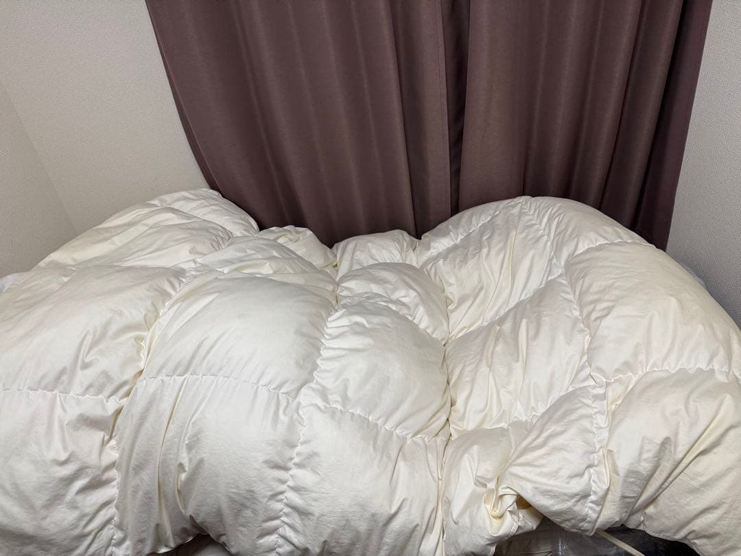 無印良品　羽毛布団　シングル