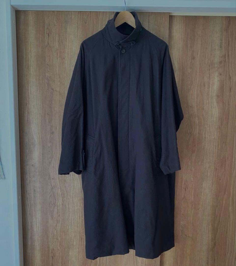 polyploid ロングコート ブラック