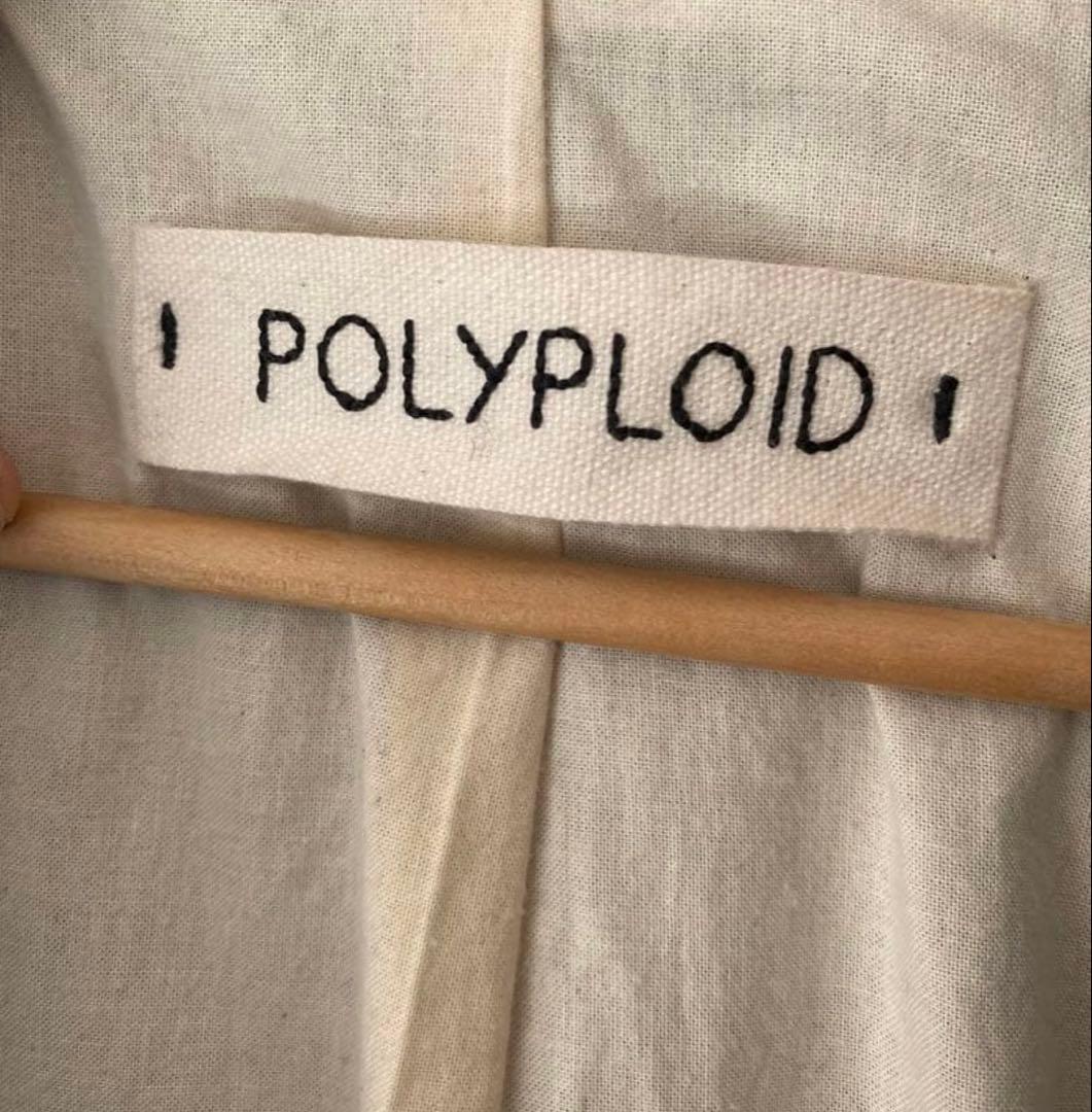 polyploid ロングコート ブラック