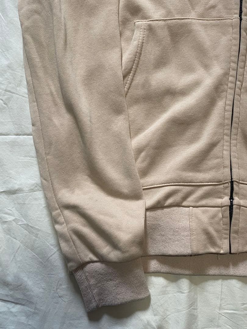 トップス ARCHIVE STONE  ZIP FOODY BEIGE
