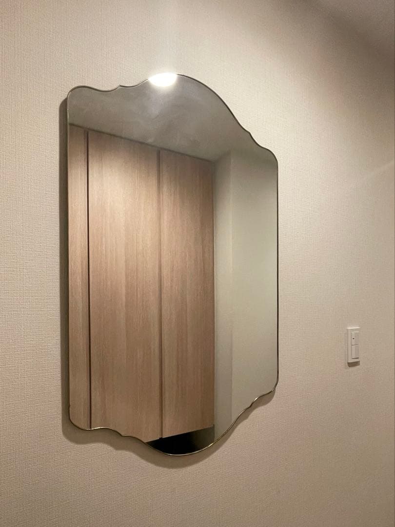 ZARA  真鍮ウォールミラー