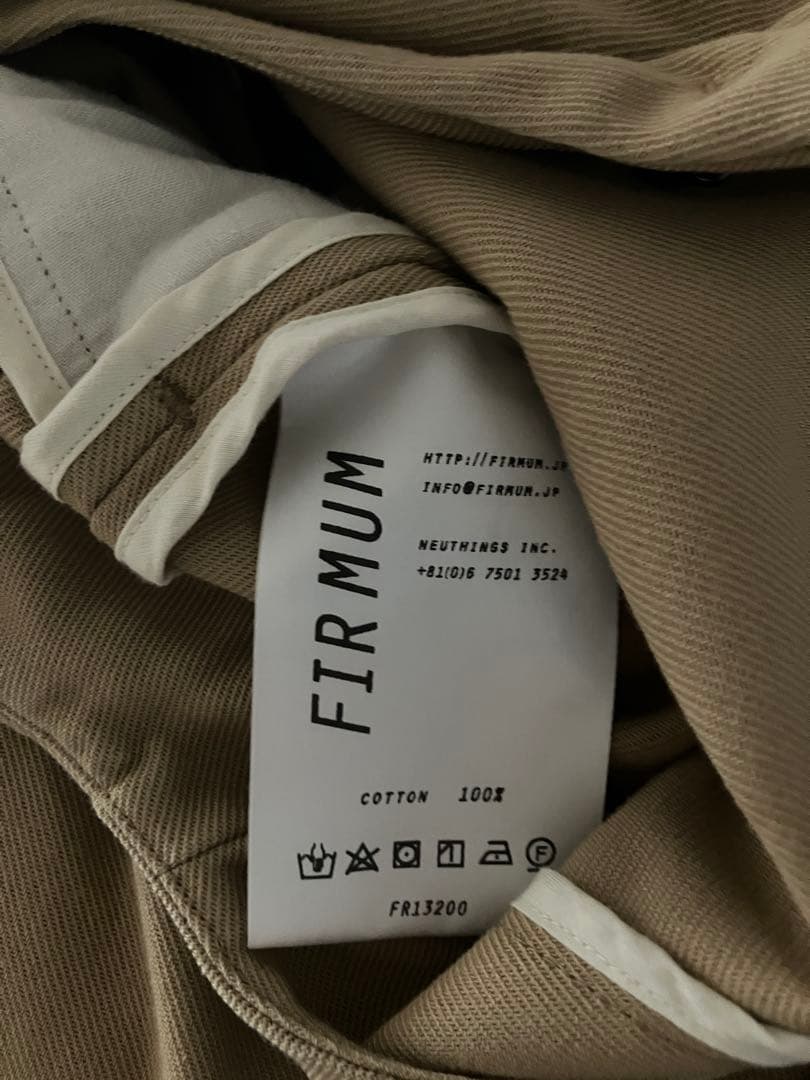 FIRMUM 強撚 コットン ヘヴィー カルゼ ビッグ オーバーオール