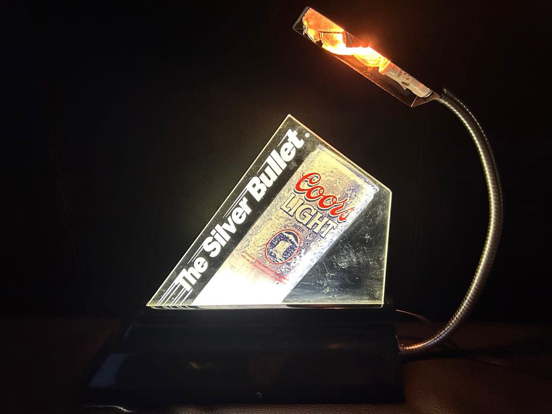 ビンテージ★クアーズ ライト ビール/ Coors ight beer ランプ★