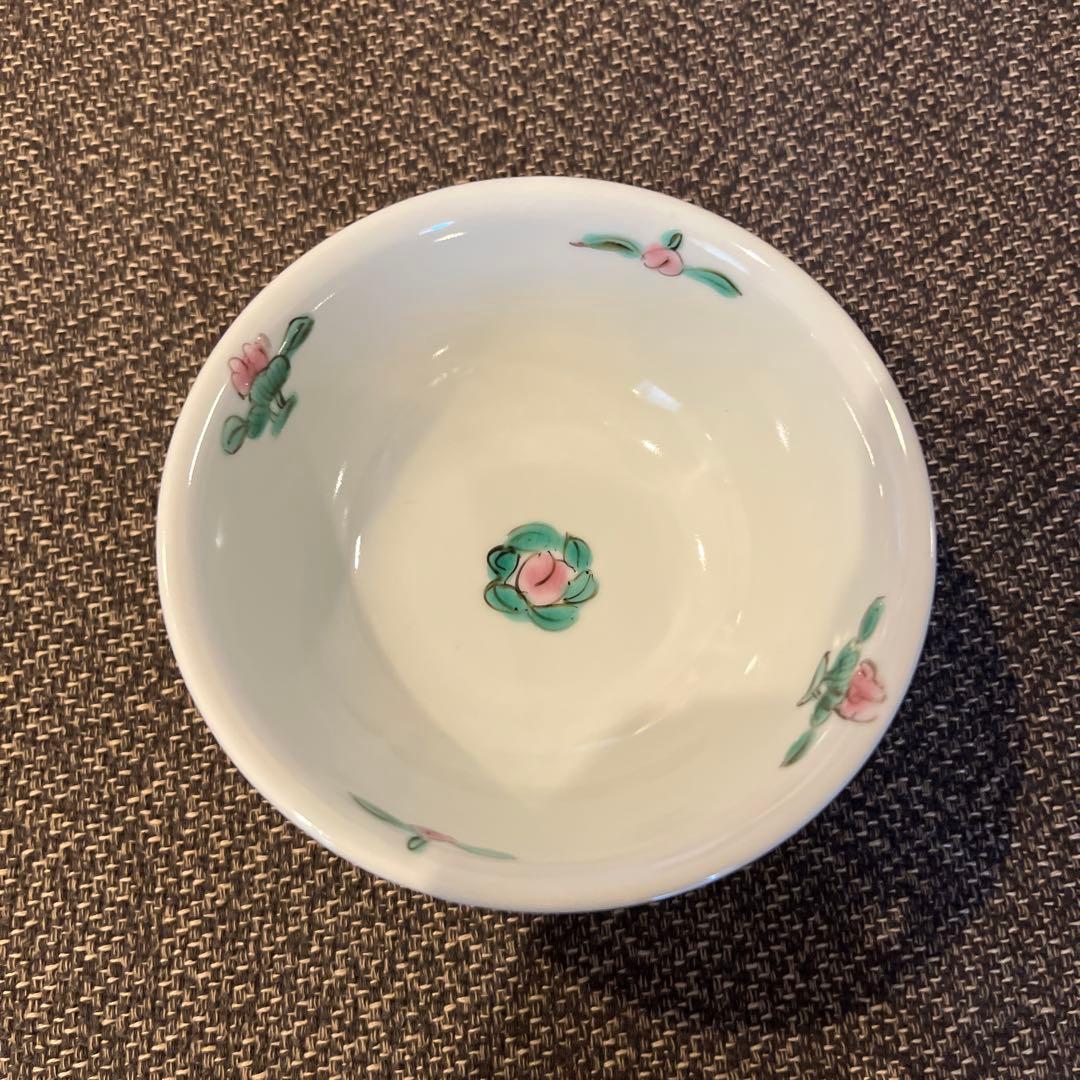 堀畑蘭　花柄デザートカップ 高脚