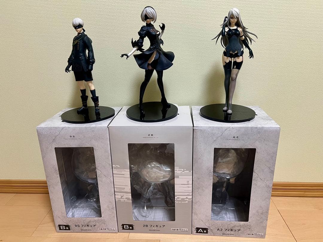 ニーアオートマタ　くじ　2B 9S A2 フィギュア　セット