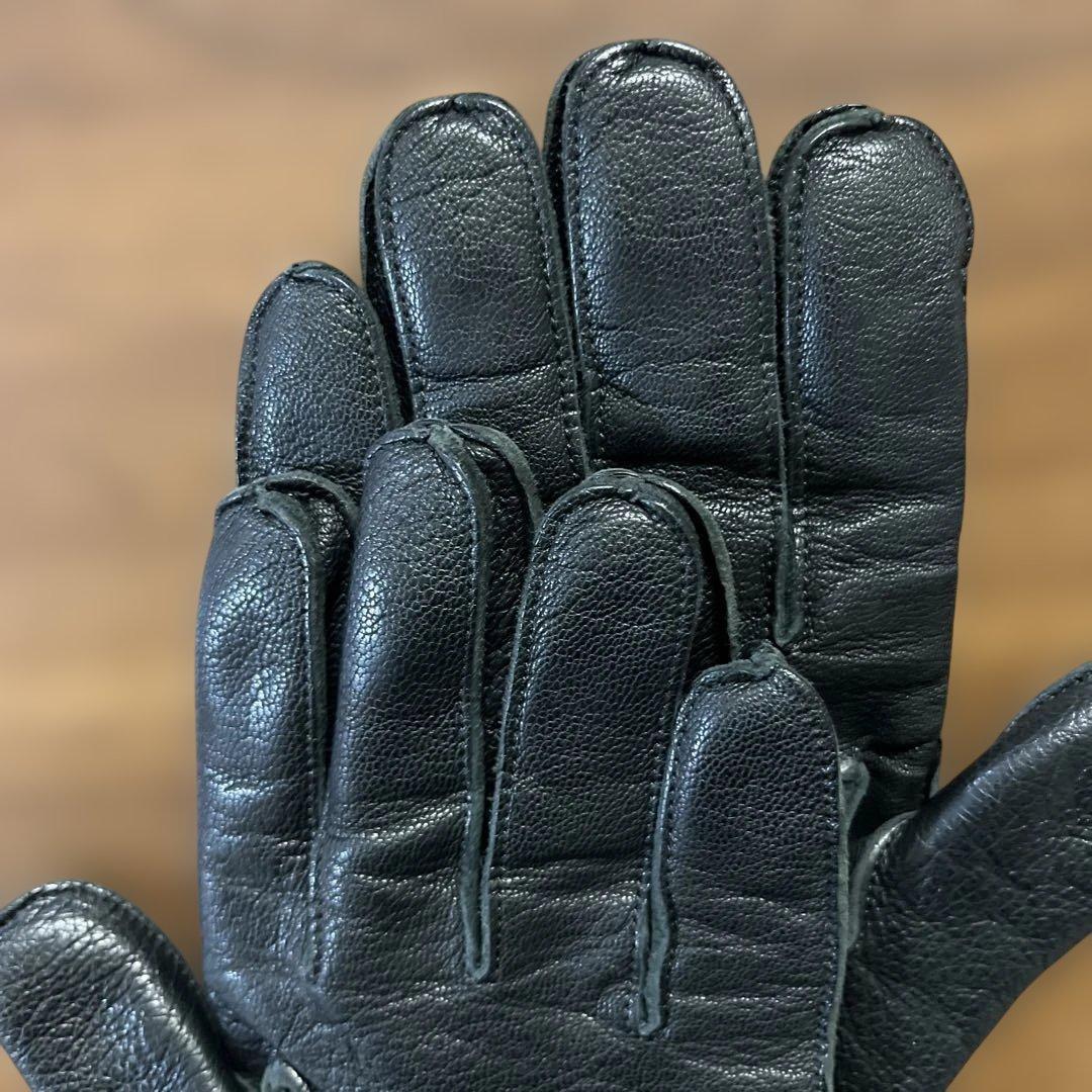 Vivienne Westwoodレザー製 黒 手袋 バックル付き
