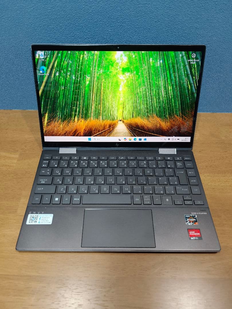 Windowsノート本体 HP ENVY x360 ryzen7 5800 16GB 1TB
