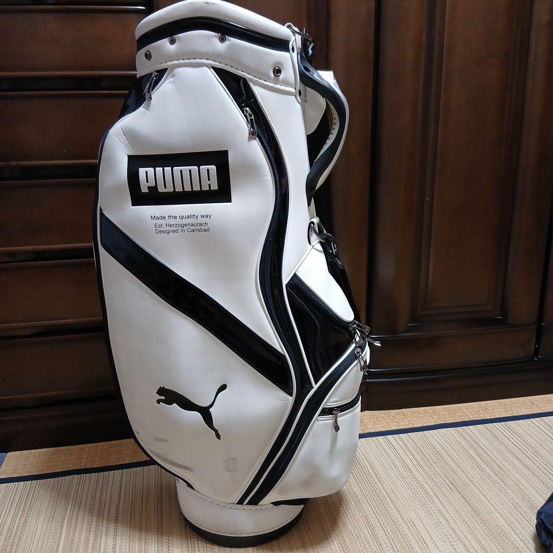 T*U様 PUMA キャディバッグ ホワイト/ブラック