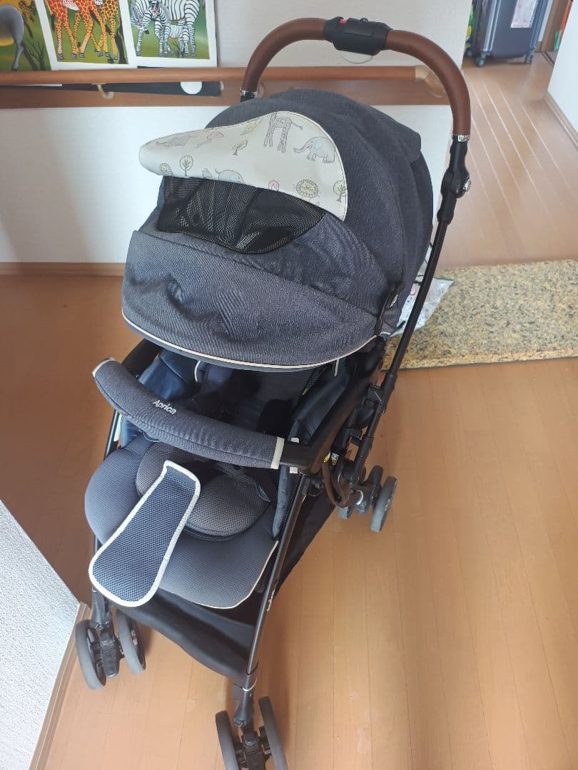 【極美品】apricaベビーカー ラクーナビッテクッション　SF