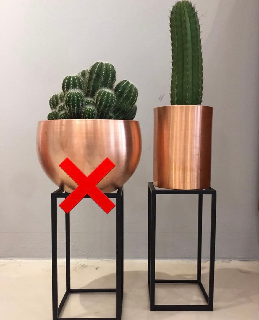 brass plant base 銅 ブラス製 プラントベース 観葉植物