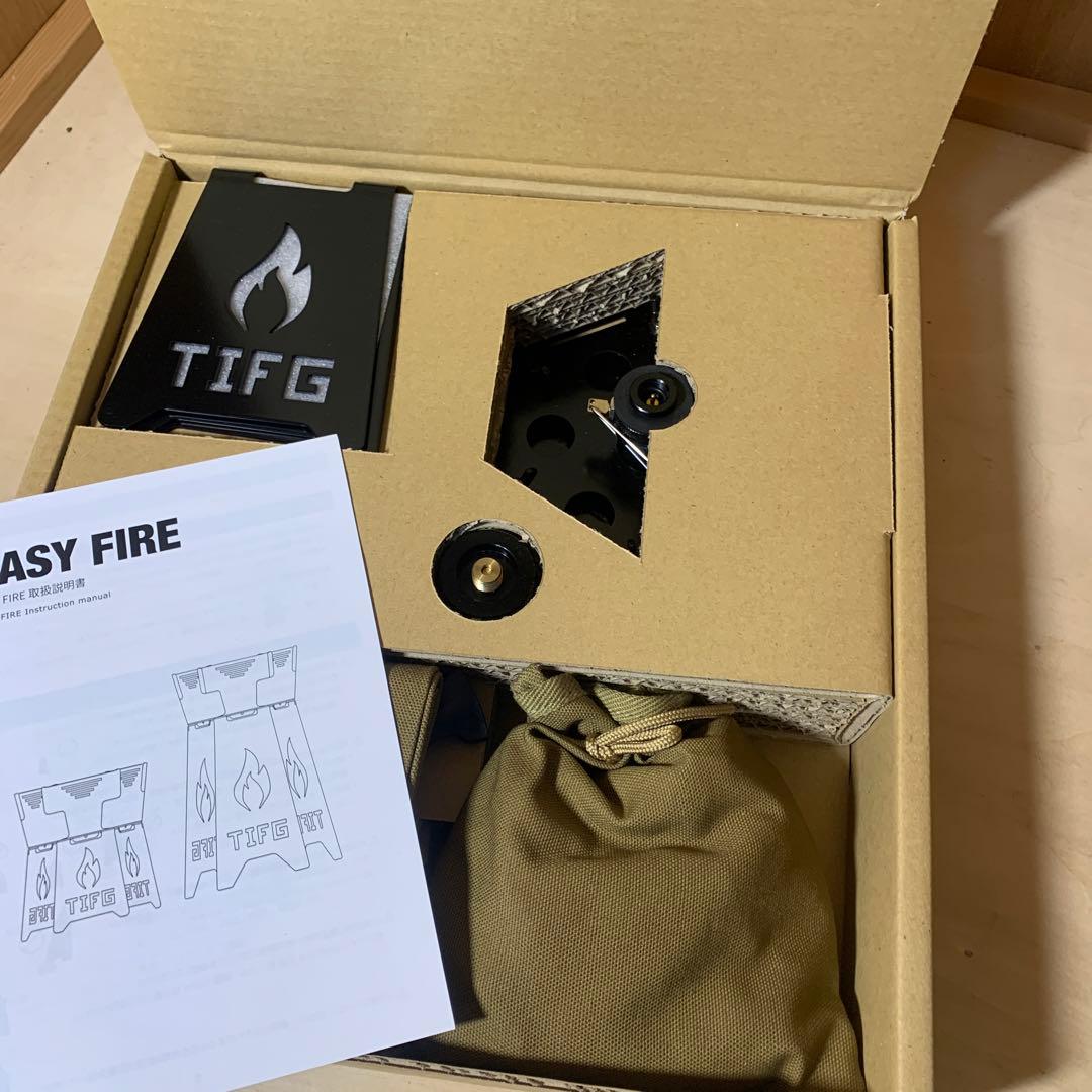 【新品未開封】Iron Field Gear ガス式焚火台 Easy Fire