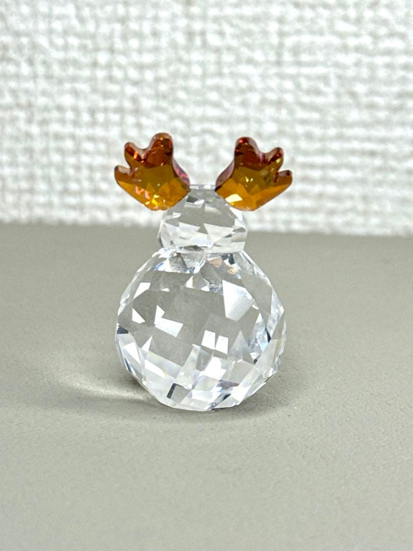 超美品★ スワロフスキー　ロッキング　トナカイ　クリスタル　オブジェ　箱あり