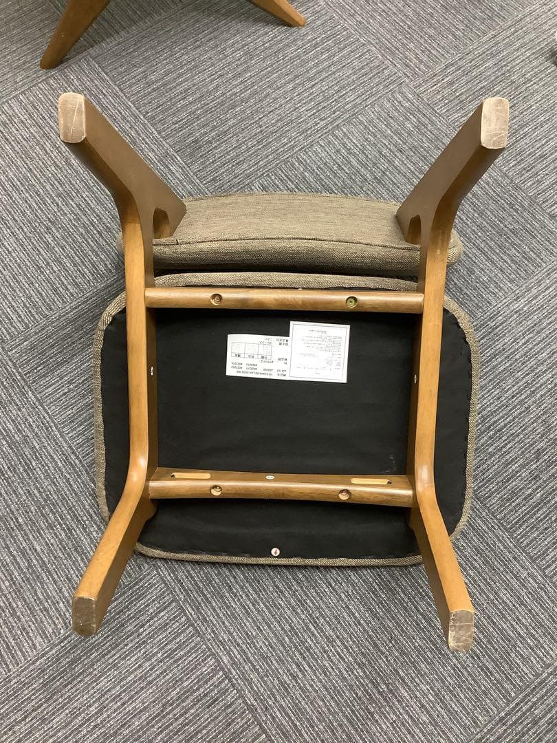 ニトリ リビングダイニングテーブルセット 椅子2脚 スツール付き