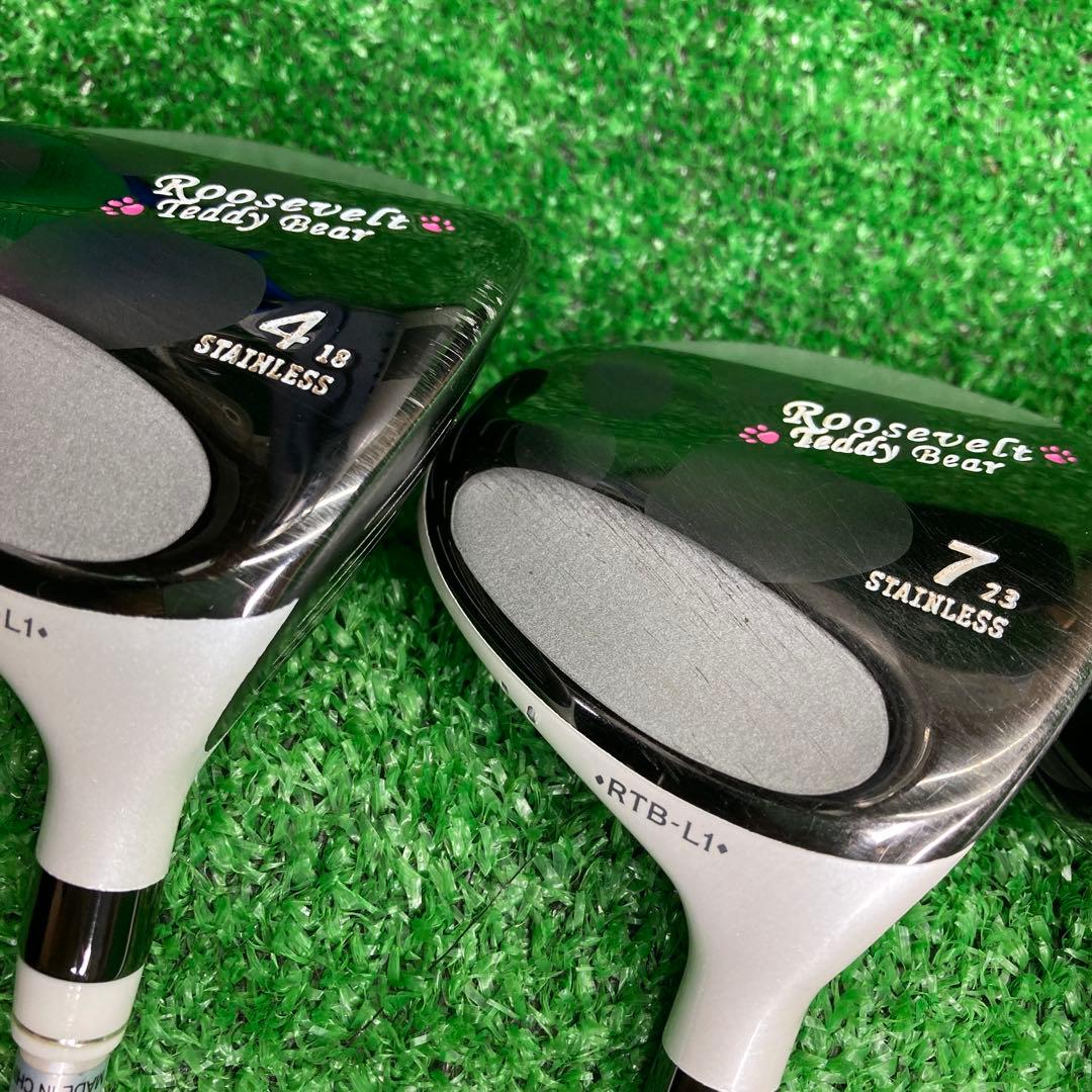 NFG-258 ルーズベルト テディベア FW.アイアン レディースセット