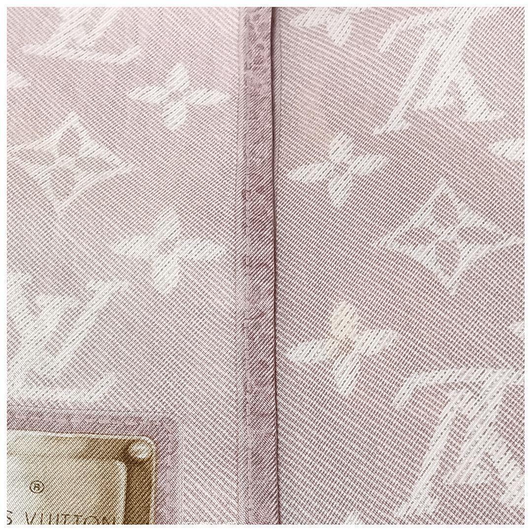 ルイヴィトン M72339 バンドー・ニューデニム スカーフ ピンク モノグラム