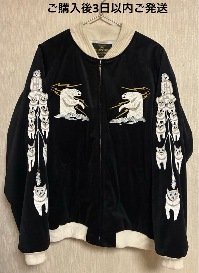 ジャケット・アウター HOUSTON VELVETEEN SOUVENIR JACKET ALASKA