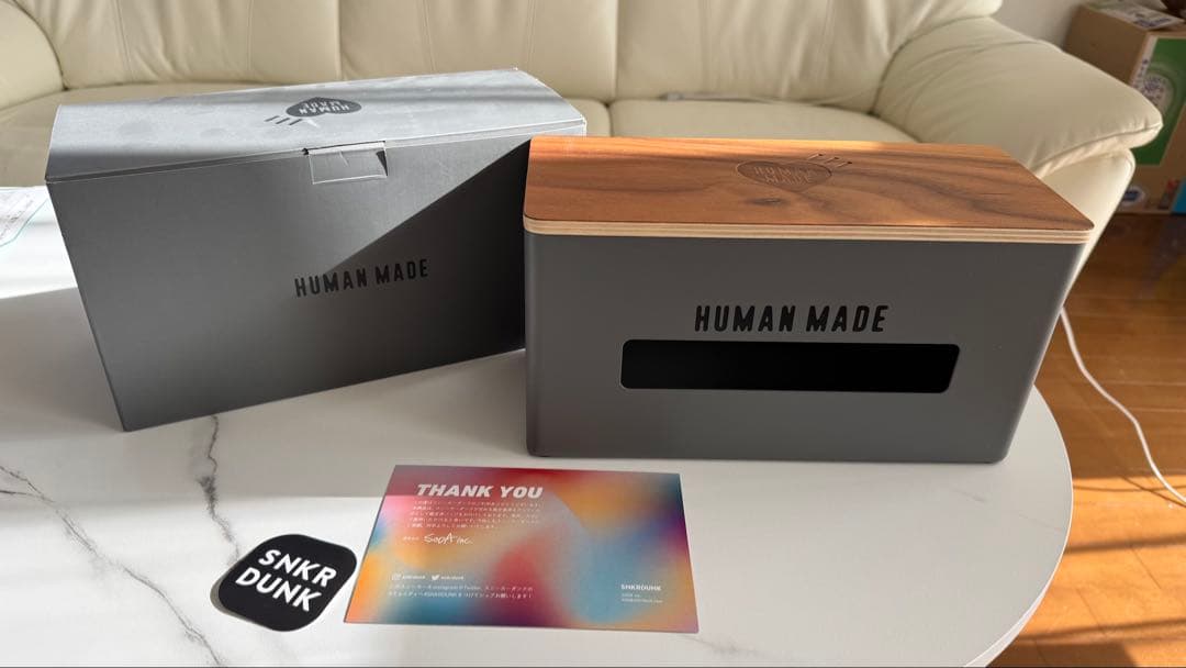 HUMAN MADE DOUBLE TISSUE CASE グレー