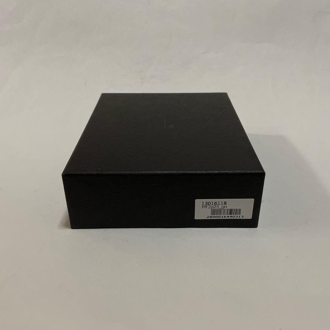 m+ エムピウ ミッレフォッリエ2 P25 グリージョ　折り財布　緑系　新品