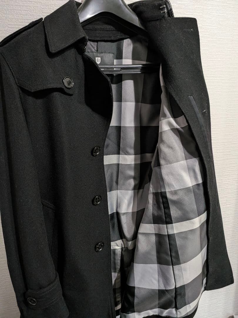 極美品　BLACK LABEL CRESTBRIDGE 黒 トレンチコート M