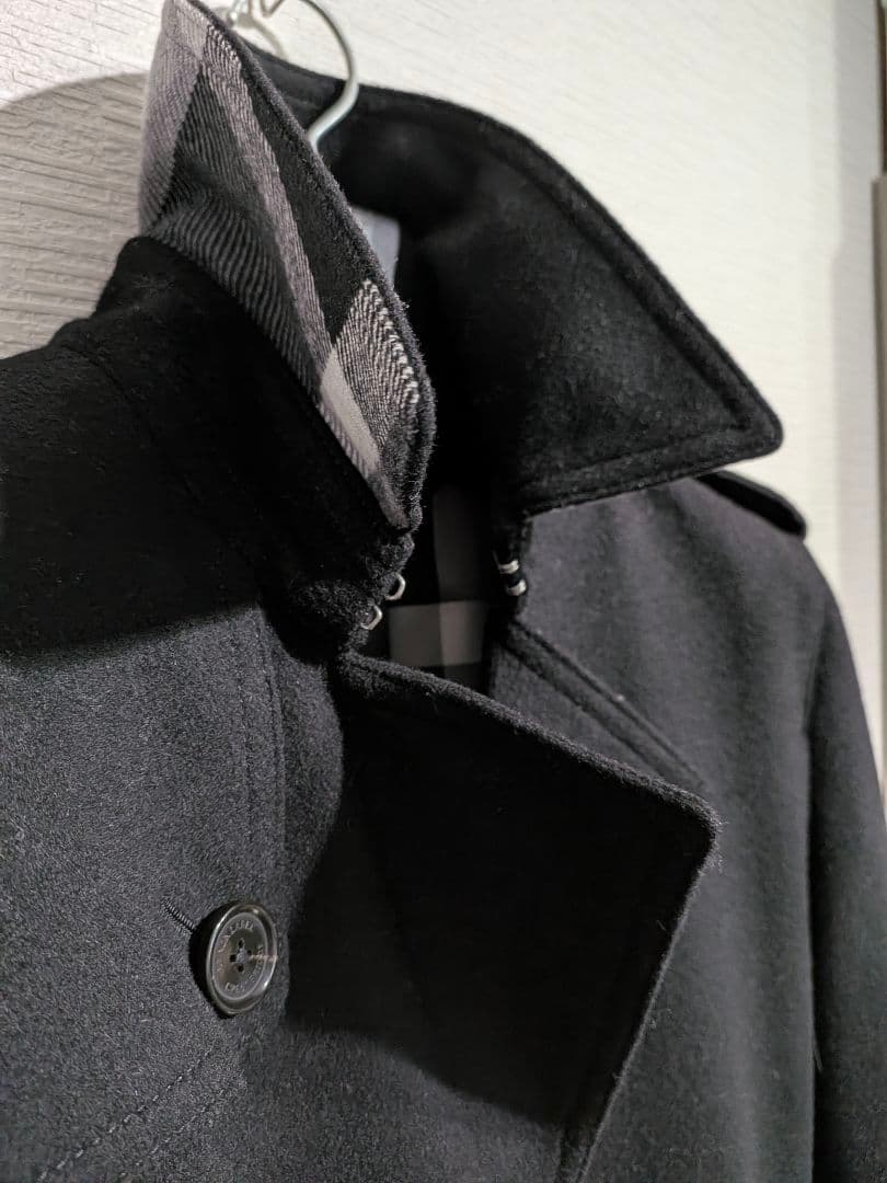 極美品　BLACK LABEL CRESTBRIDGE 黒 トレンチコート M