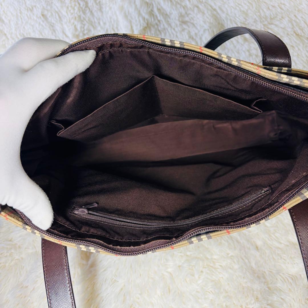 Burberry ヴィンテージ トートバッグ シャドーホース ノヴァチェック