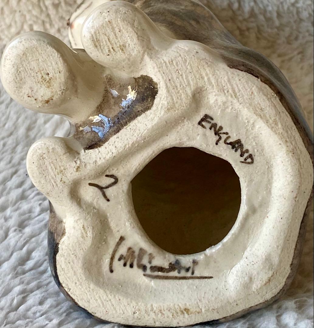 サイズ2　ウィンスタンレイキャット　ケンジントンキャット　キジトラ仔猫　貫入無し