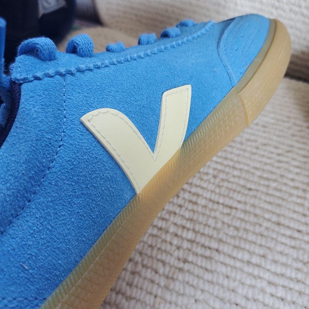 ☆未使用☆VEJA☆24センチ☆レア色ブルー×スエード☆スニーカー。