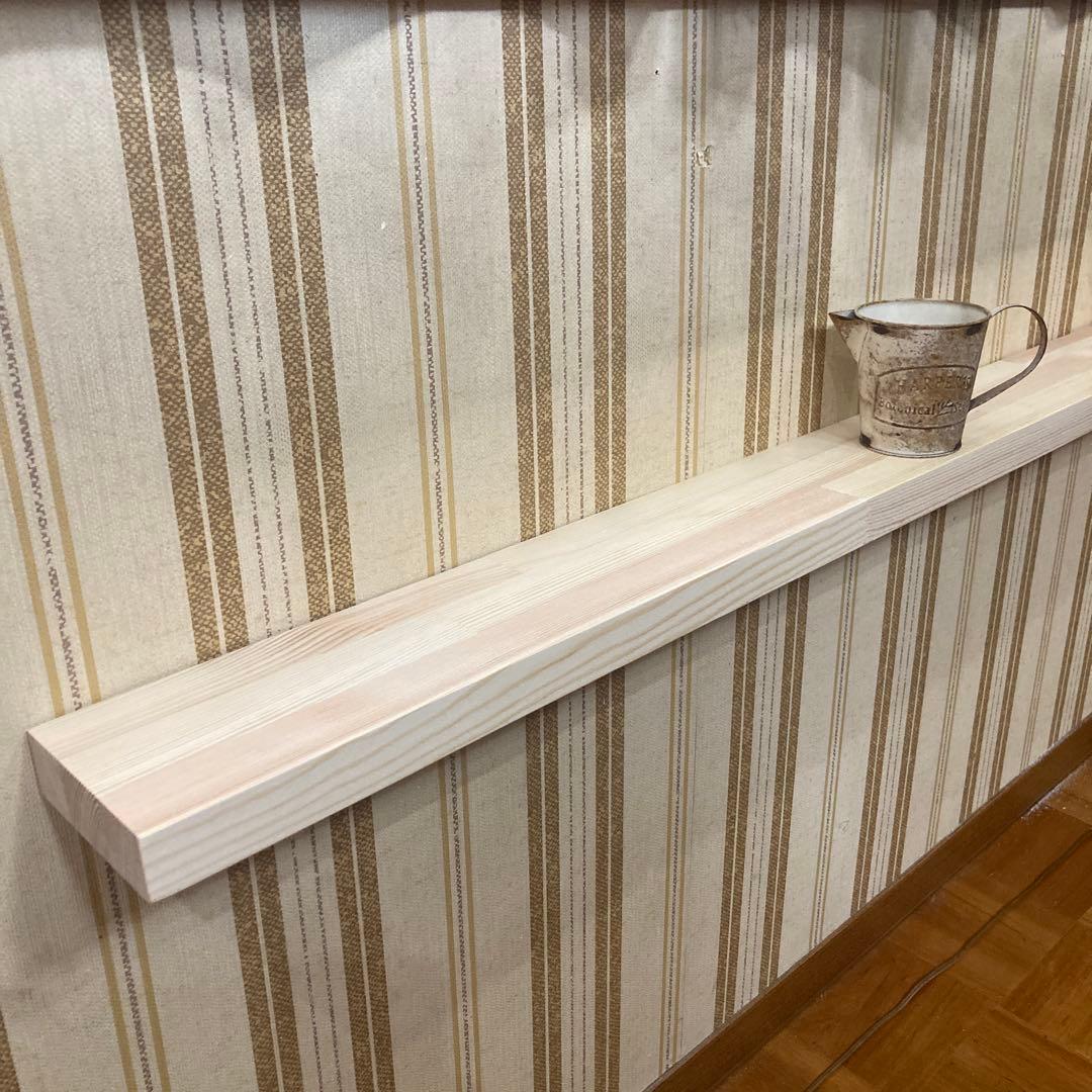 ✡️ ウォールシェルフ 幅170cm パイン集成材