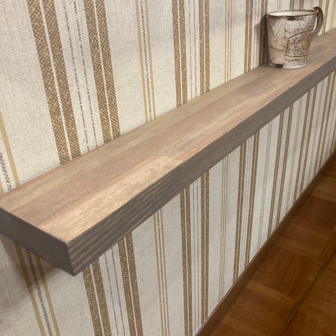 ✡️ ウォールシェルフ 幅170cm パイン集成材