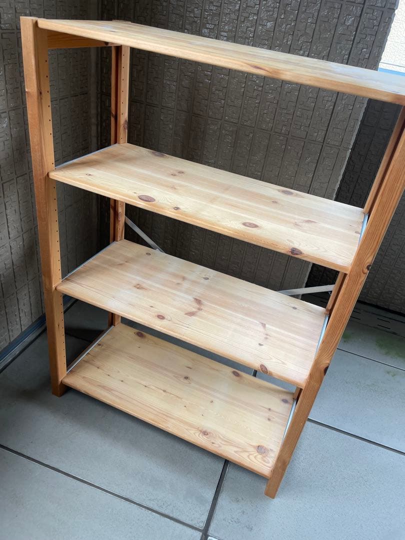 直接引き取り　無印良品　パイン材　ユニットシェルフ②