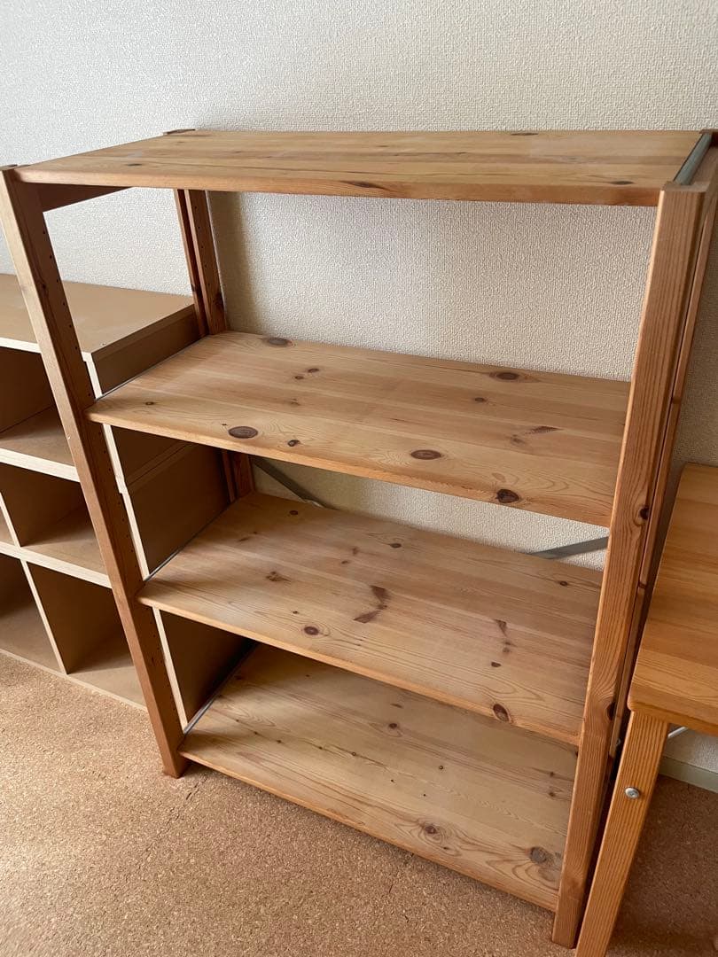 直接引き取り　無印良品　パイン材　ユニットシェルフ②