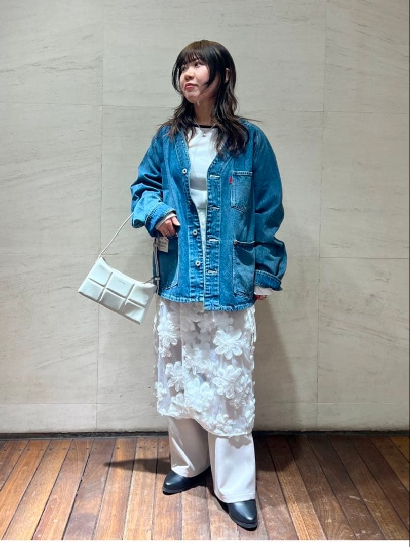 TOLIGHTX JOURNALSTANDARD フラワーモチーフラップスカート