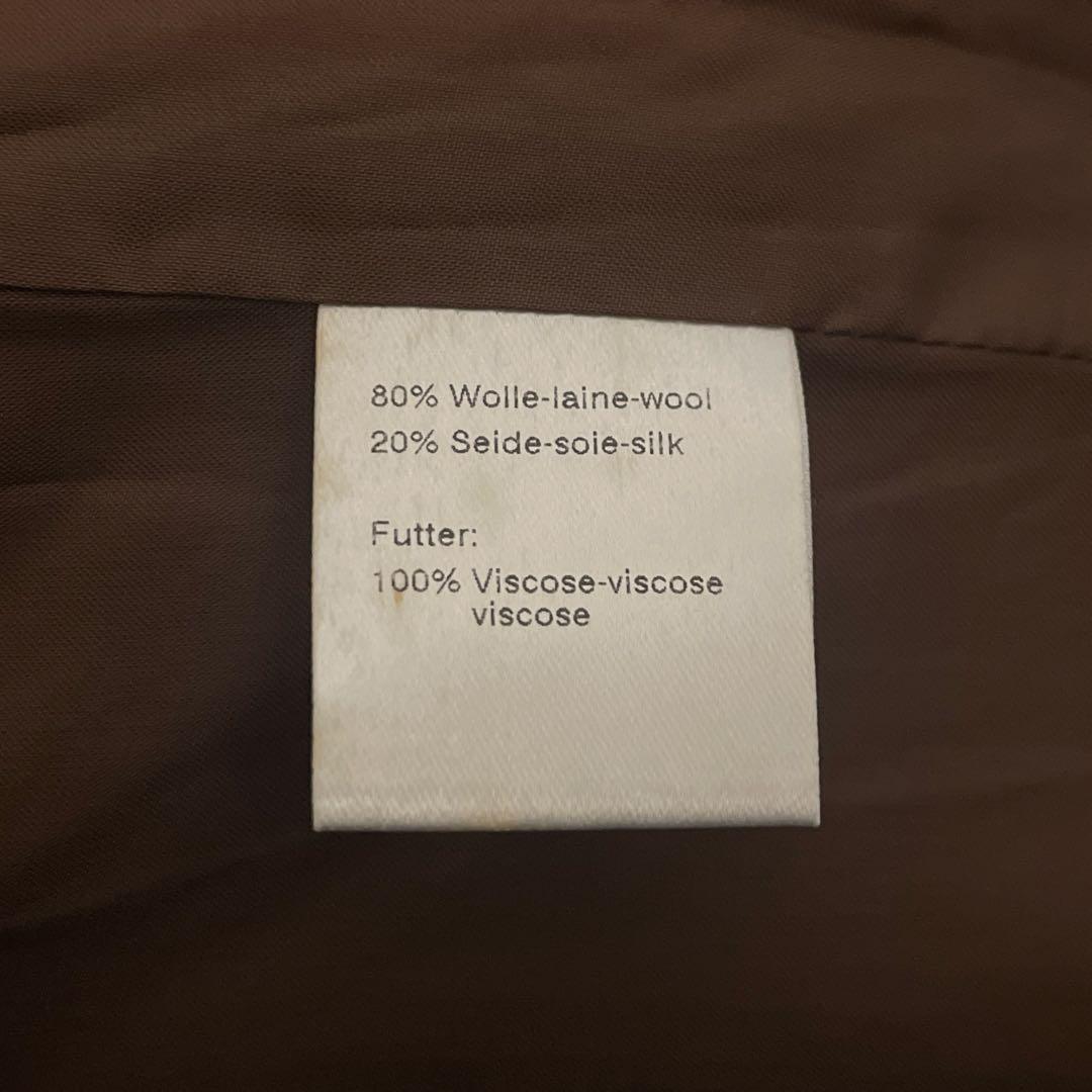 美品　AKRIS 良デザインジャケット　2way ウール　シルク　スイス製