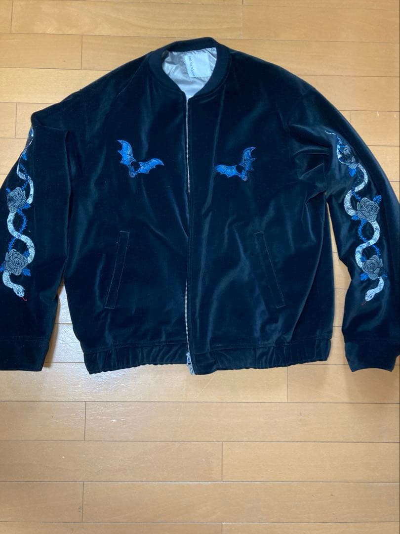 ブルーナボイン　ベルベット スカジャン