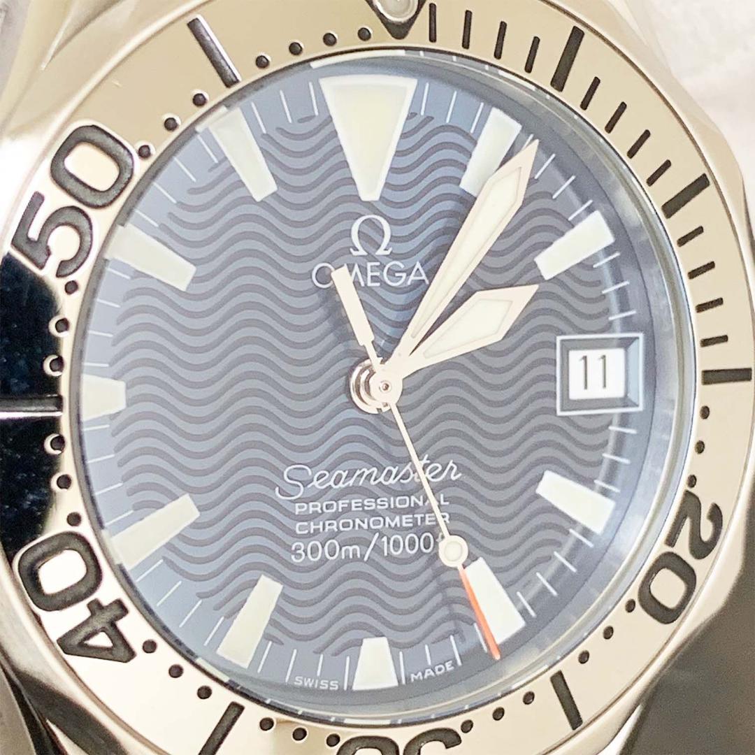 【美品】オメガ シーマスター300 ジャックマイヨール1999ステンレススチール