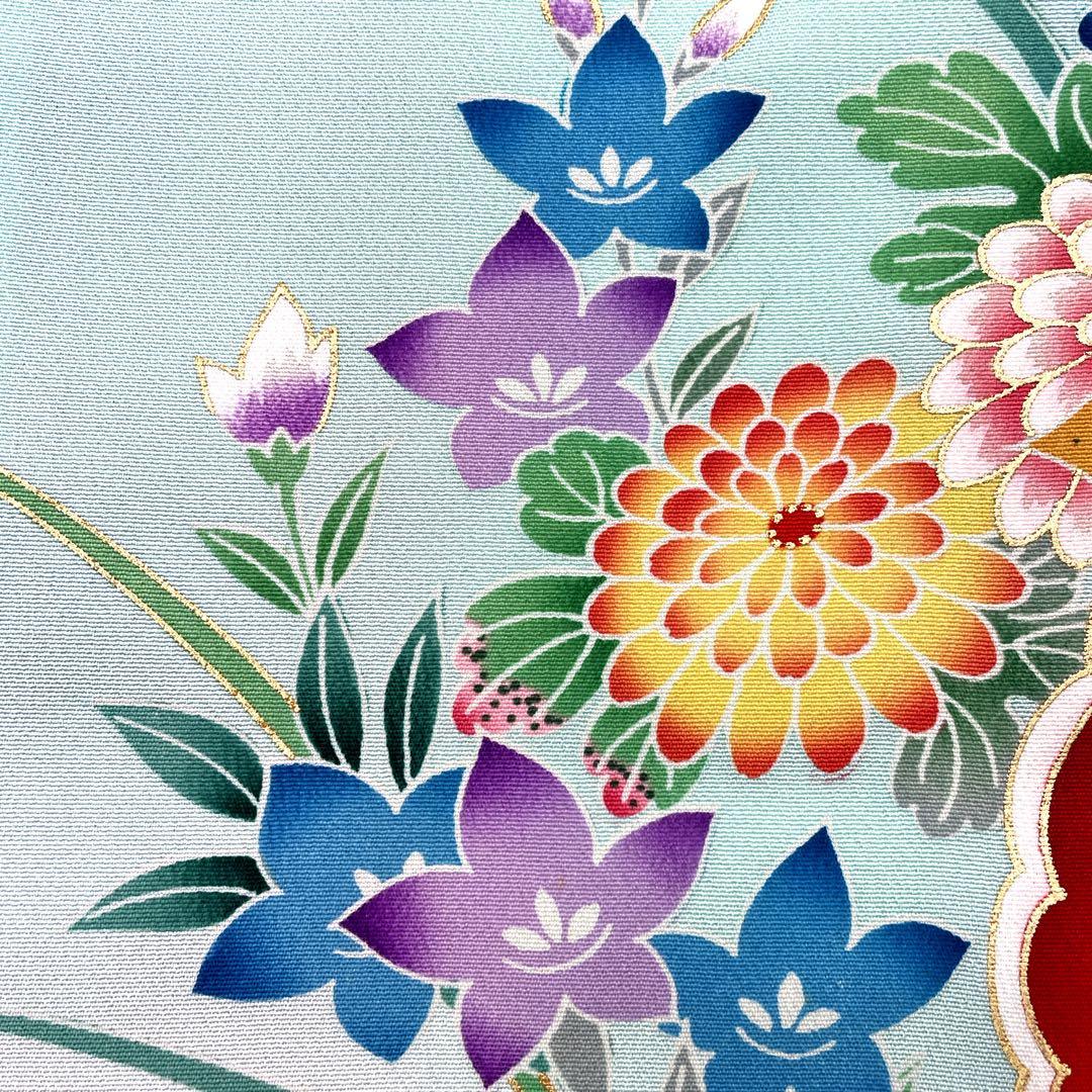 ◎mk-2164　七五三　女の子　着物　日本製　7歳　　12-12