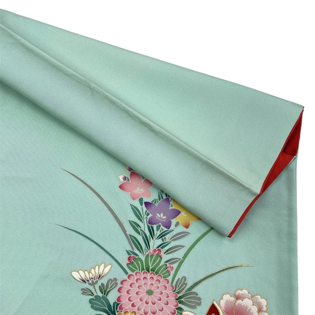 ◎mk-2164　七五三　女の子　着物　日本製　7歳　　12-12