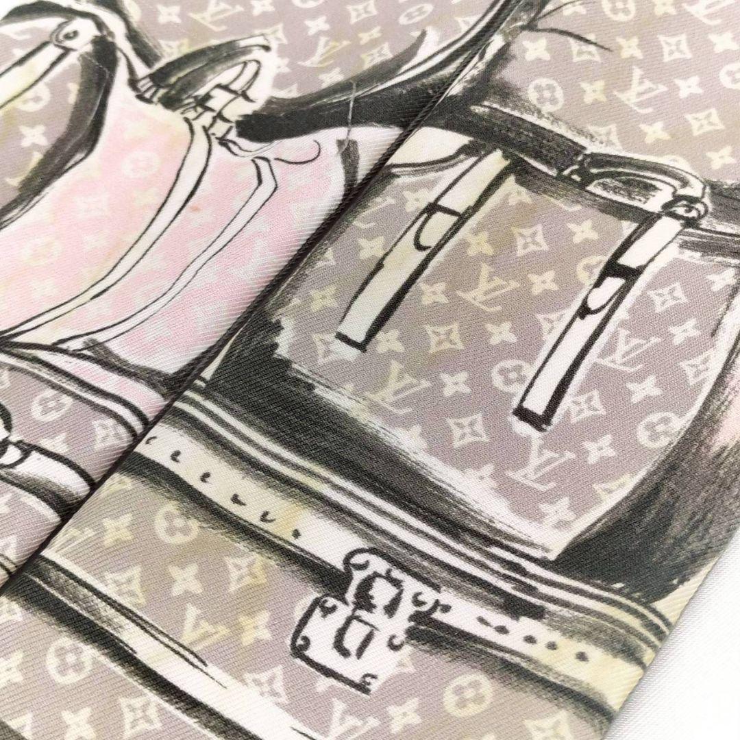 1130 LOUIS VUITTON バンドー トランクローズプードル スカーフ