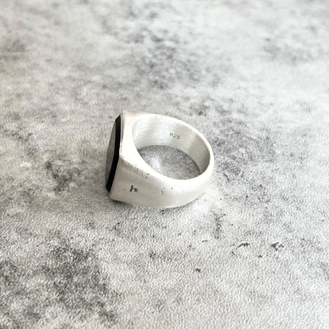 【美品】tom wood cushion onxy ring g48 8号