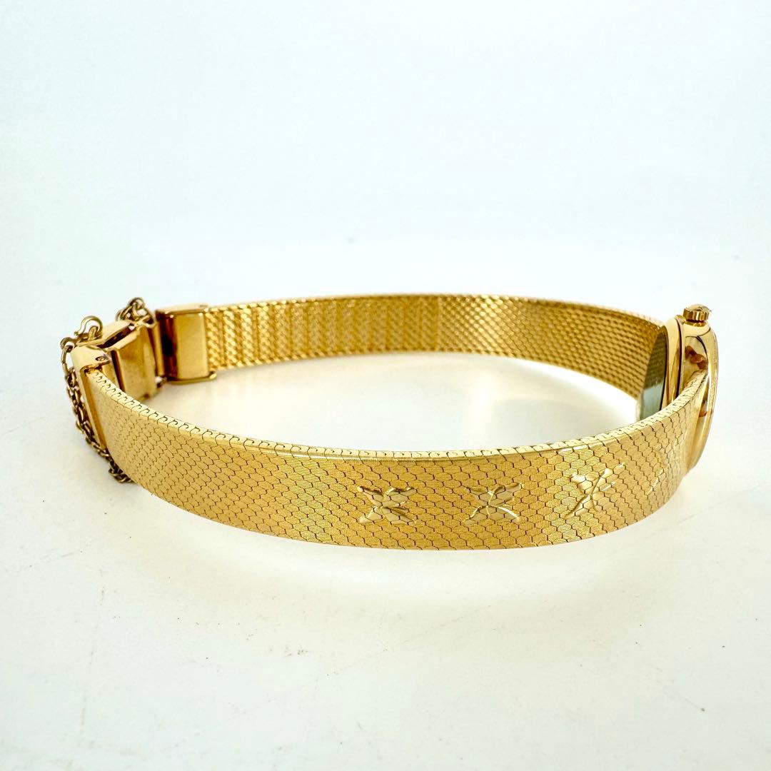 【ほぼ未使用/新品電池】SEIKO HANAEMORI ゴールド 腕時計