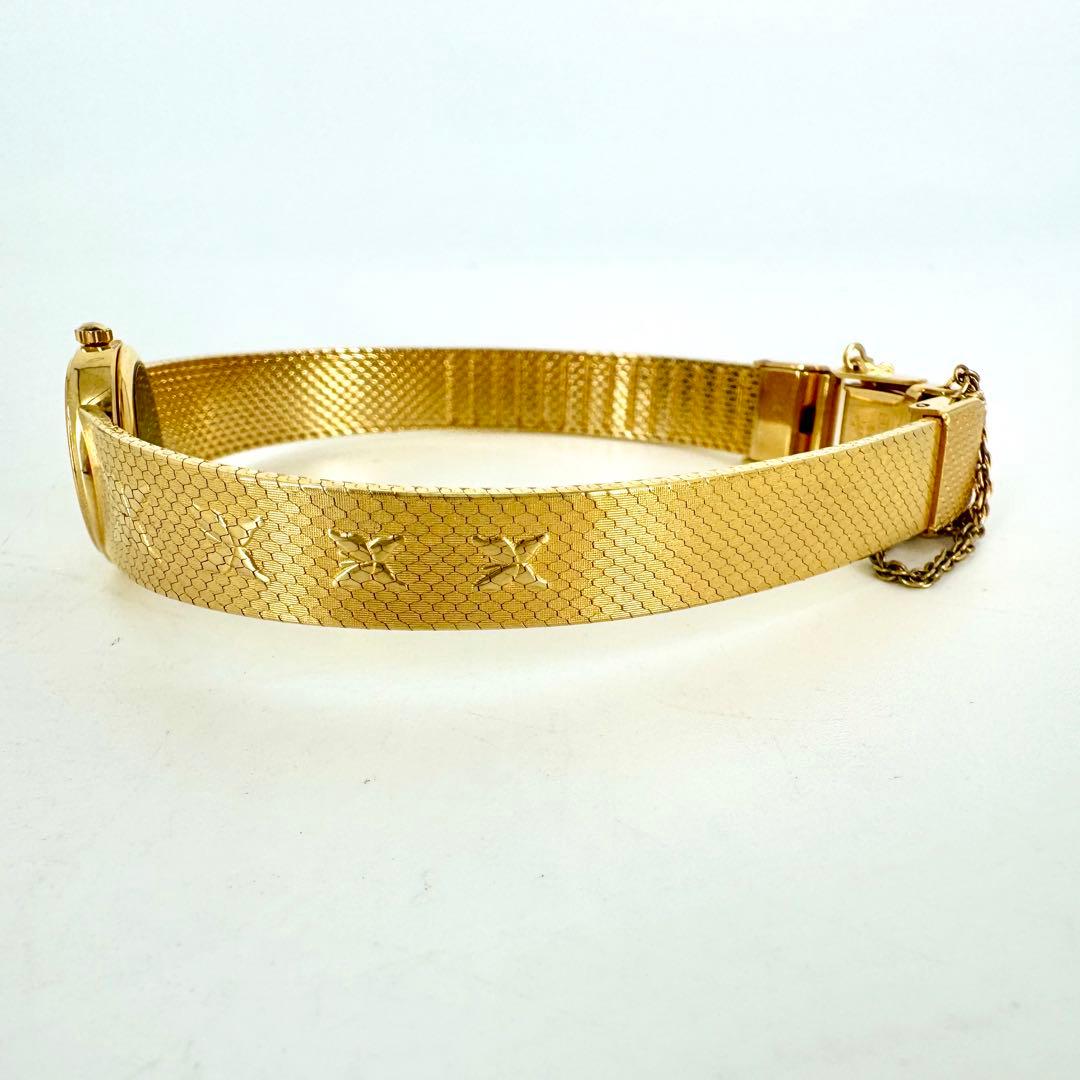 【ほぼ未使用/新品電池】SEIKO HANAEMORI ゴールド 腕時計