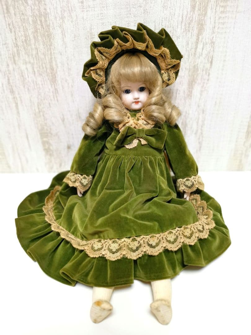 ビスクドール アーモンドマルセル ドイツ アンティーク ブルーアイ 7号