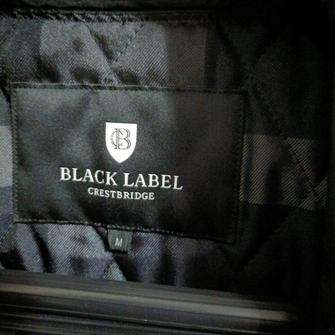 【1回着用のみ】ブラックレーベルクレストブリッジ　スタンドカラーコート紺Mサイズ