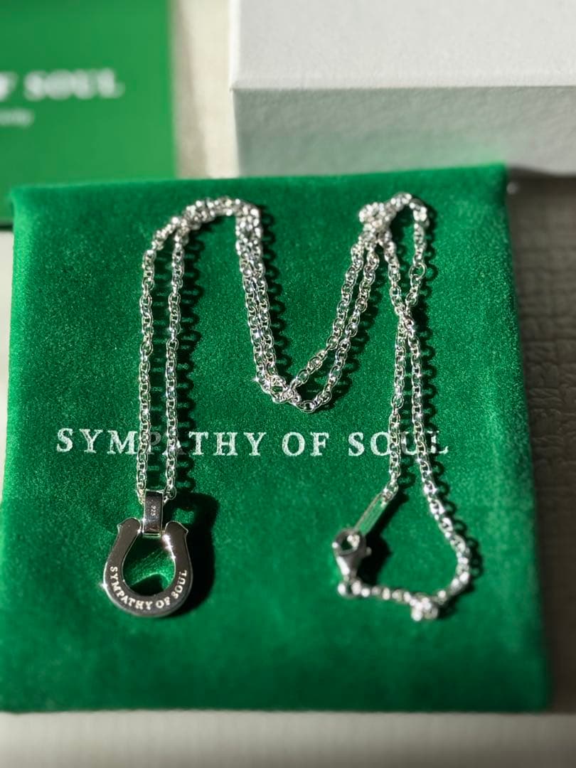 SYMPATHY OF SOUL Mホースシューネックレス 45cm