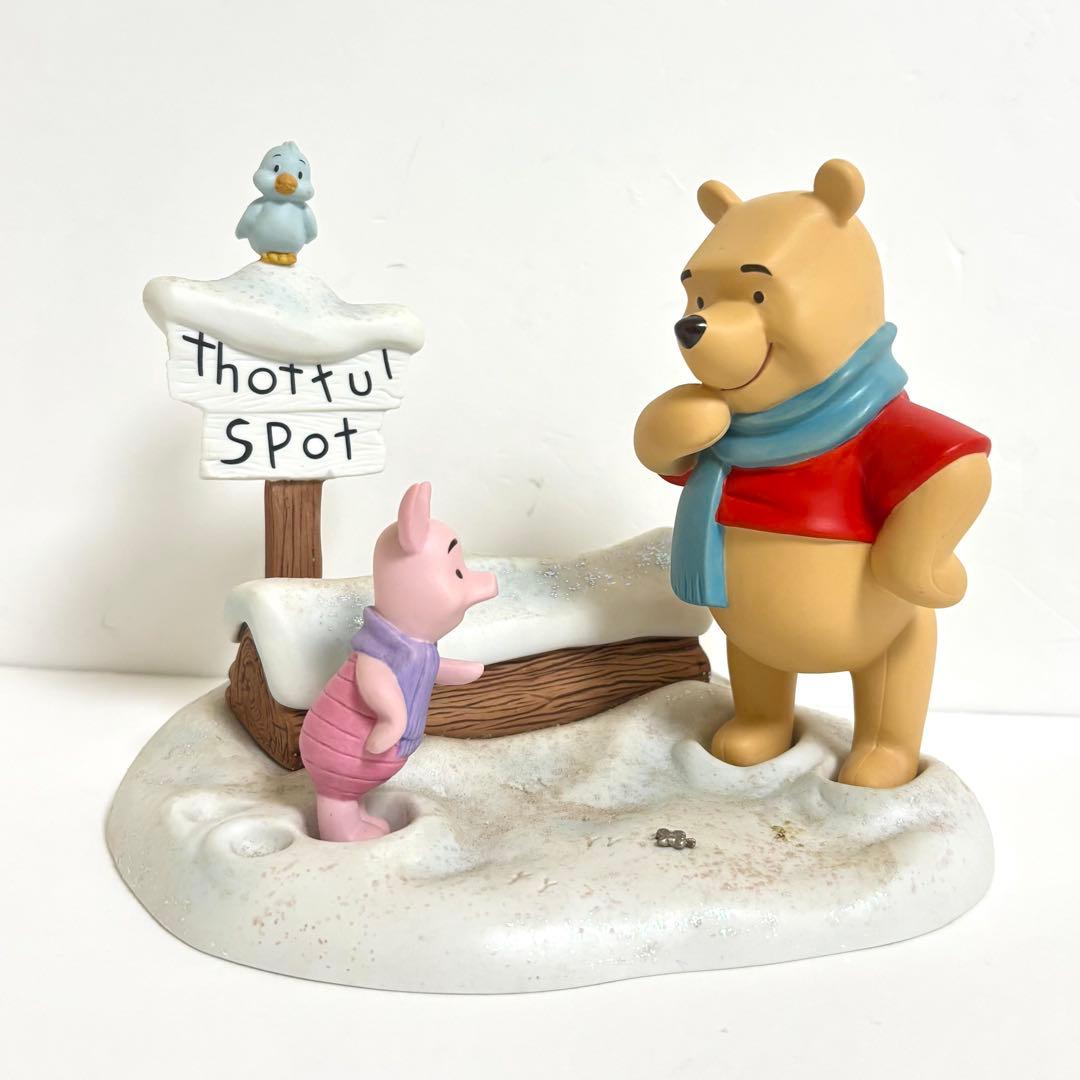 【美品】 ディズニー くまのプーさん 限定品 陶器 ピグレット オブジェ