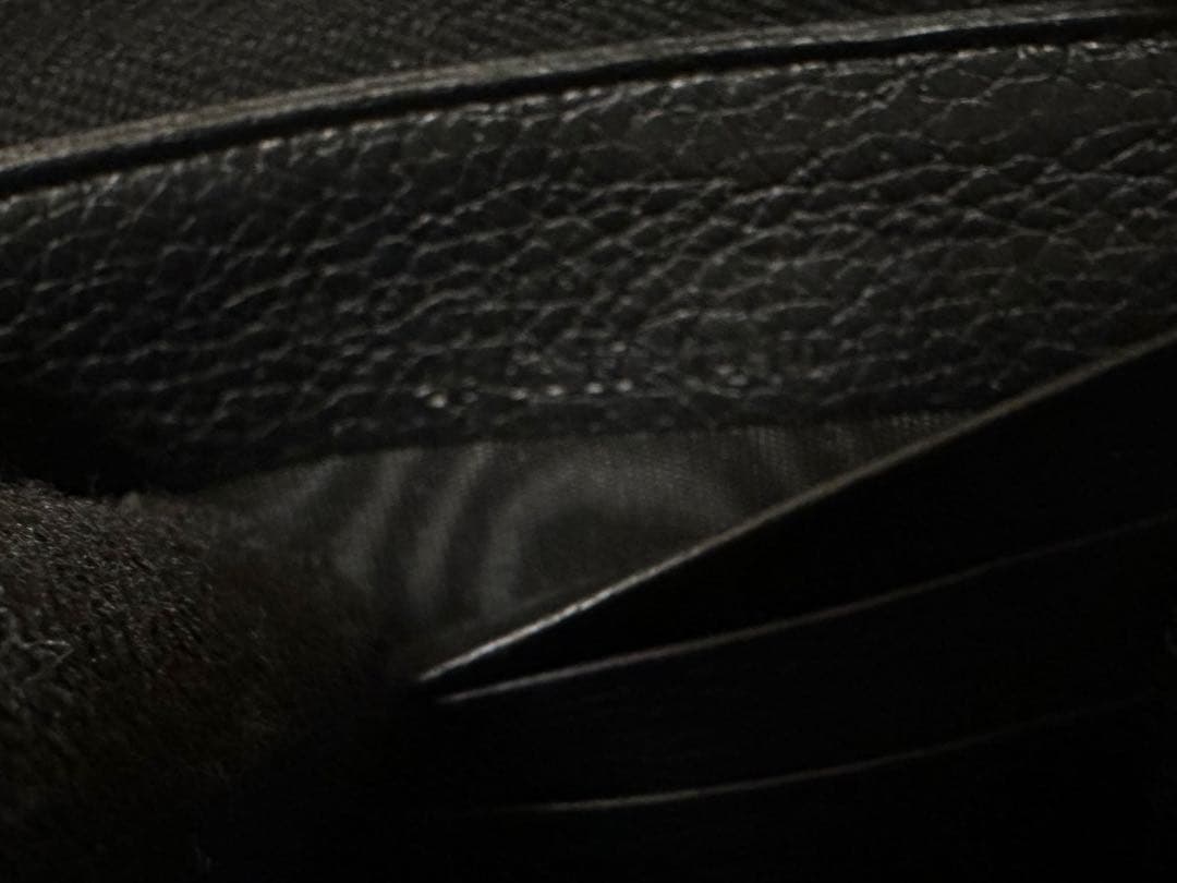 GUCCI ブラック 長財布 496317